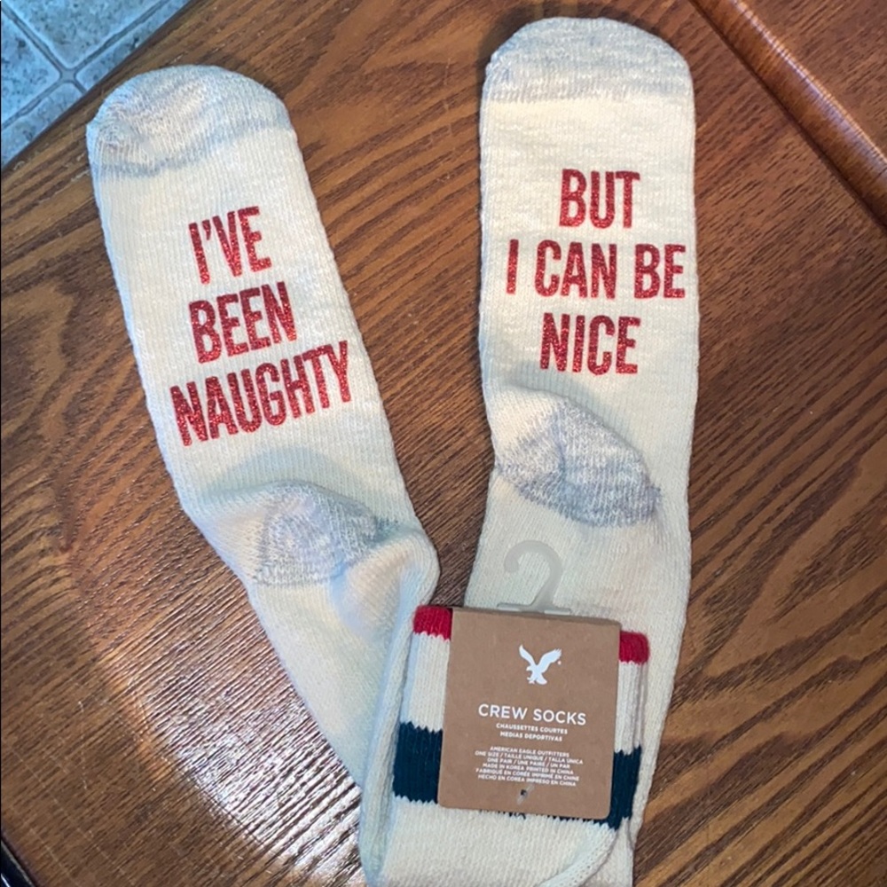 new with tags, never worn american eagle socks
